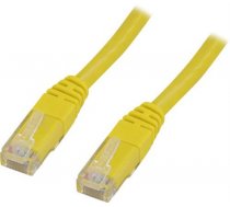 DELTACO U / UTP Cat6 patch cable, 0.3m, 250MHz, Delta certified, LSZH, yellow / TP-603GL