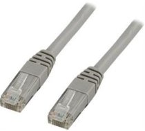 DELTACO U / UTP Cat6 patch cable, 1m, 250MHz, Delta-certified, LSZH, gray / TP-61