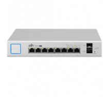 Ubiquiti UniFiSwitch 8-Port Switch, 150W PoE, Gigabit Ethernet, SFP, White US-8-150W / UBI-US-8-150W