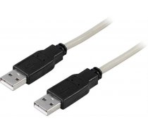 DELTACO USB 2.0 cable Type A male - Type A male 1.0m / USB2-7