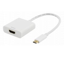 Adapter DELTACO USB-C to HDMI, 4096x2160 30Hz, white / USBC-HDMI7