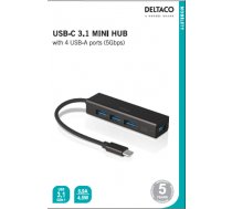 USB C HUB 4port Black