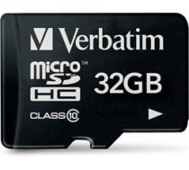 Micro SDHC memory card Verbatim 32GB / V44013