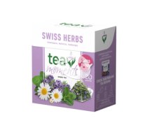 Tēja TEA MOMENTS piramīdās, Swiss Herb 20x1.7 g