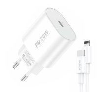 Foneng Fast charger Foneng 1x USB PD 3.0 EU39 + USB C to Lightning EU39 TYPE-C TO IPHON