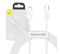 Baseus Superior sērijas USB-C kabelis līdz Lightning, 20 W, PD, 2 m (balts) CATLYS-C02
