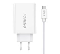 Foneng Fast charger Foneng 1x USB EU43+ USB Type C cable EU43 TYPE-C