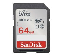 Sandisk Memory card SANDISK ULTRA SDXC 64GB 140MB/s UHS-I Class 10 (SDSDUNB-064G-GN6IN)