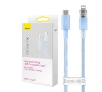 Baseus Fast Charging cable Baseus USB-C to Lightning  Explorer Series 1m, 20W (blue) CATS010203