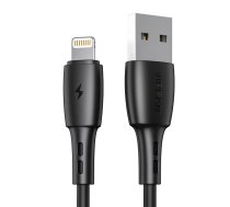 Vipfan Racing X05 USB to Lightning cable (black) X05LT-1M-BLACK