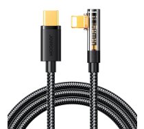 Joyroom S-C Lightning Angle 20W 1.2m USB to USB-C Lightning cable S-CL020A6 (black) S-CL020A6 1.2M BLACK