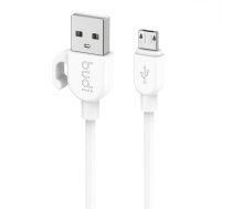 Budi USB-A to micro USB cable Budi 1M 2.4A 227M