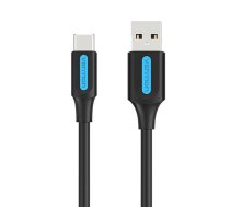 USB 2.0 A–USB-C kabelis Vention COKBG 3A 1,5 m melns