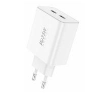 Foneng Wall charger Foneng EU50 PD 35W 2x USB-C ports (white)