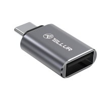 Tellur USB-C to USB-A M/F adapter 10Gbps, 3A aluminum alloy T-MLX54268