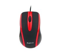 Havit universālā pele Havit MS753 (melns un sarkans) MS753-BR