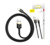 Baseus Cafule kabelis USB Lightning 2A 3m (zelts+melns) CALKLF-RV1