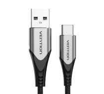 USB 2.0 A uz USB-C kabelis Vention CODHG 3A 1,5 m pelēks