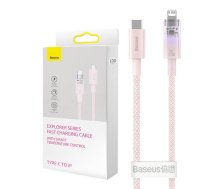 Baseus Fast Charging cable Baseus USB-C to Lightning  Explorer Series 1m, 20W (pink) CATS010204