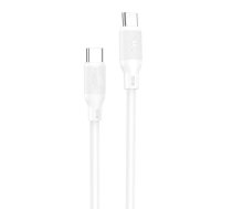 Foneng X80 USB-C to USB-C cable, 100W, 1m (white) X80 TYPE-C TO TYPE-C