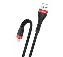 Foneng Cable USB to Micro USB Foneng, x82 Armoured 3A, 1m (black) X82 MICRO
