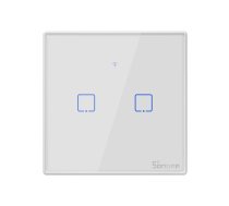 Sonoff skārienjūtīgs gaismas slēdzis WiFi + RF 433 Sonoff T2 EU TX (2 kanāli) IM190314016