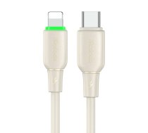 Mcdodo Cable USB-C do Lightning Mcdodo CA-4760 with LED light 1.2m (beige)