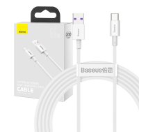 Baseus Superior sērijas kabelis no USB uz USB-C, 66 W, 2 m (balts) CATYS-A02