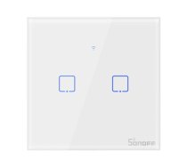 Sonoff skārienjūtīgs gaismas slēdzis WiFi + RF 433 Sonoff T1 EU TX (2-kanāli) IM190314013