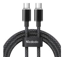 Mcdodo kabelis no USB-C uz USB-C Mcdodo CA-3670, 100 W, 1,2 m (melns)