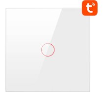 Viedais gaismas slēdzis,skārienjūtīgs, WiFi Avatto TS02-EU-W1 1 virziena TUYA (balts)