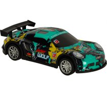 RC sporta auto ar tālvadības pūlti, zilā un zaļā krāsā KX3374_1