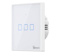 Skāriengaismas slēdzis WiFi + RF 433 Sonoff T2 EU TX (3 kanālu) jaunā versija T2EU3C-TX