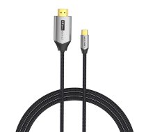 USB-C līdz HDMI 2.0 kabelis Vention CRBBG 1,5 m, 4K 60 Hz (melns)