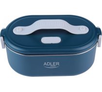 Adler AD 4505 zils Pārtikas konteiners apsildāms pusdienu kastes komplekts konteinera separatora + karote 0,8L 55W KX4125