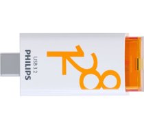 Philips USB-C 3.2 Gen 1 Flash Drive Click sunrise Orange 128GB