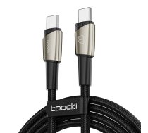 Toocki kabelis no USB-C uz USB-C Toocki TXCTT14- LG01-W2, 2m, 140W (pērļu niķelis)