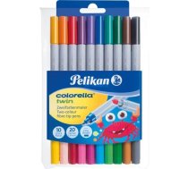 Pelikan Flomasteri Colorella Twin 10gb. 20 krāsas 1-2mm (949511)