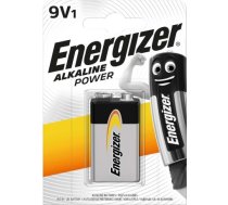 Energizer 6LR61-1BB Alkaline Power (6LR61) BLISTERA IEPAKOJUMĀ 1GB.