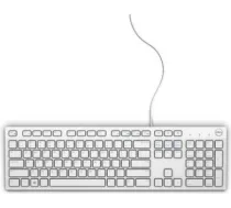 KB216 ENG Klaviatūra ar vadu, USB, Balta 580-ADGM | 5397063704026