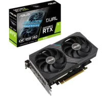Videokarte NVIDIA GeForce RTX 3060, 12 GB, 192 bit, PCIE 4.0 16x, GDDR6, GPU 1837 MHz, 1xHDMI, 3xDisplayPort DUAL-RTX3060-O12G-V2 | 195553309929