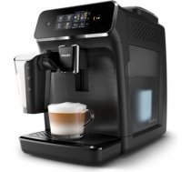 Espresso kafijas automāts LatteGo Series 2200, 1500W, Kafijas pupiņu tvertne 0,275 L, Ūdens tvertne 1,8 L, melns EP2230/10 | 8710103886044