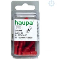 Uzgaļu ligzda, plakanā, 0.5-1.0/6.3x0.8, sarkana, 10 gab. 260414/10 | 4011923581992