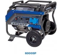 Super Power ģenerators, S-versija, 14HP 230V 6kVA max 5.4 kW 25lt 13.9h 6000SP
