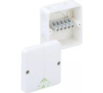 Instalācijas kārba Abox 025 ar spaili 80 x 80 x 52 mm, balta 80210701