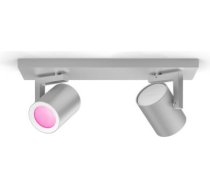 Hue Argenta spot lampa, alumīnijs 2x5.7W White and Colour Ambiance 5062248P7 915005762401 | 8718696171622