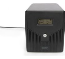 Digitus | Line-Interactive UPS | Line-Interactive UPS DN-170074, 1000VA, 600W, 2x 12V/7Ah battery, 4x CEE 7/7 outlet, 2x RJ45, 1x USB 2.0 type B, 1x RS232, LCD, Simulated Sine Wave, 338x150x162mm, 7.8kg | 1000 VA | 600 W DN-170074 | 4016032441366