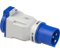 Adapteris: Spraudnis 3x16A (2P+PE) 6h / Schuko 16A 250V balts/zils 9433100 | 9003399048944