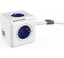 PowerCube Extended USB zils, pagarinātājs 1.5m 1402BL/DEEUPC | 8718444086994