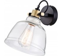 Sienas gaismeklis Irving 1 X E27 (40W) melns T163-01-W | 4251110005935